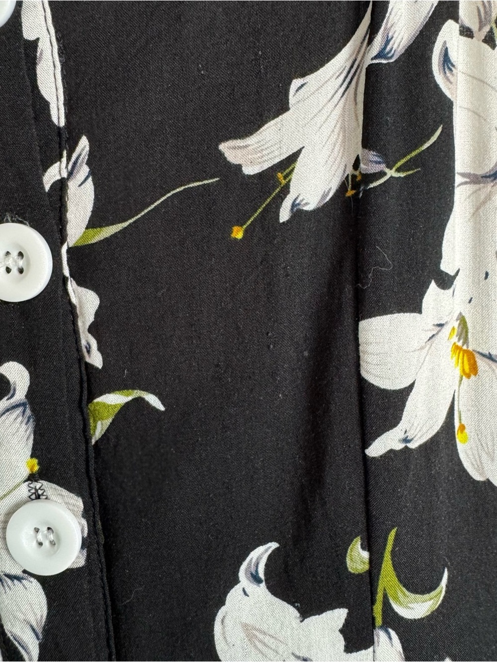 Blooming Jelly Black Floral Spaghetti Strap Midi Dress With Pockets Size M - Picture 4 of 13